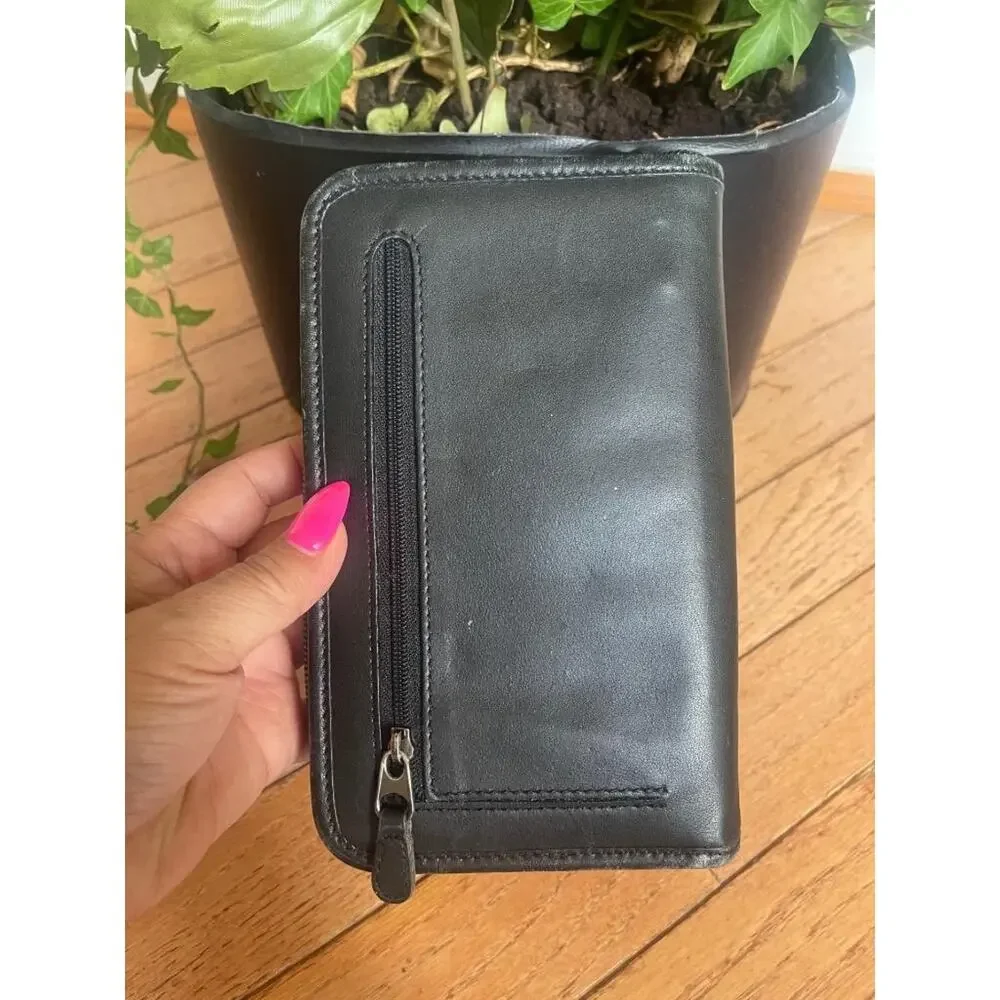 vintage COACH BUSINESS ORGANIZER BLACK  (100
